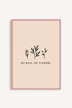 No Rain, No Flowers