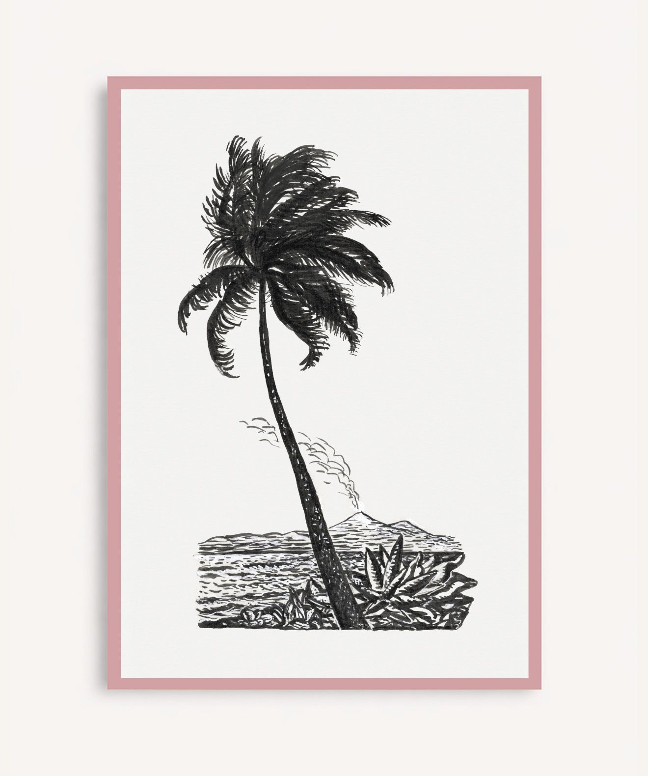 Palm Tree Drawing