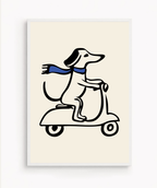 Perro en Scooter
