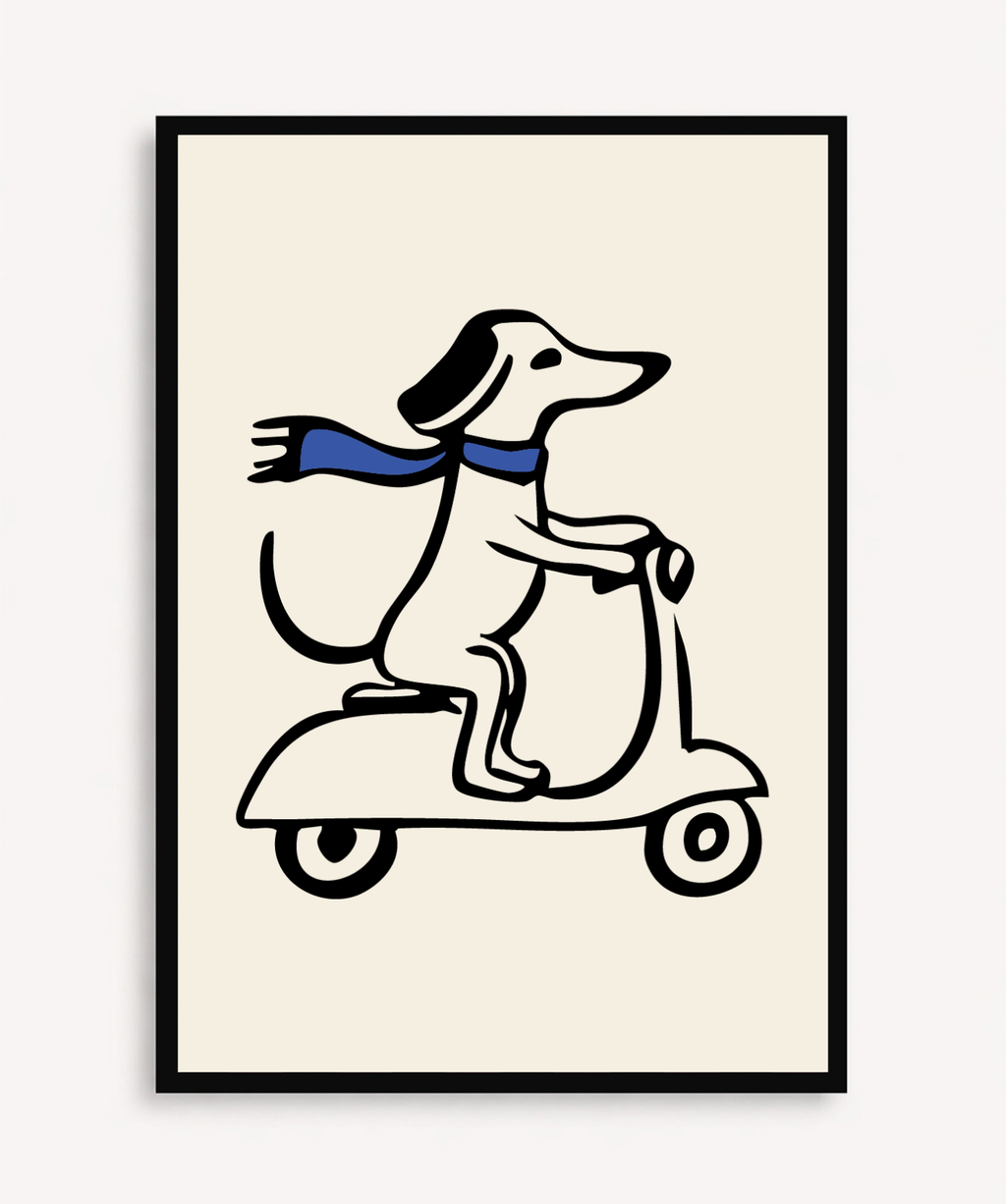 Perro en Scooter