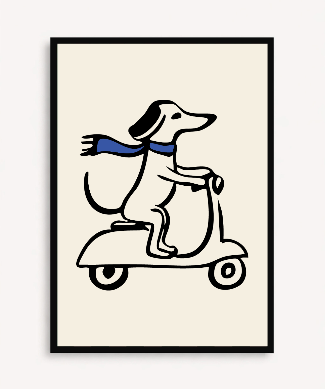 Perro en Scooter