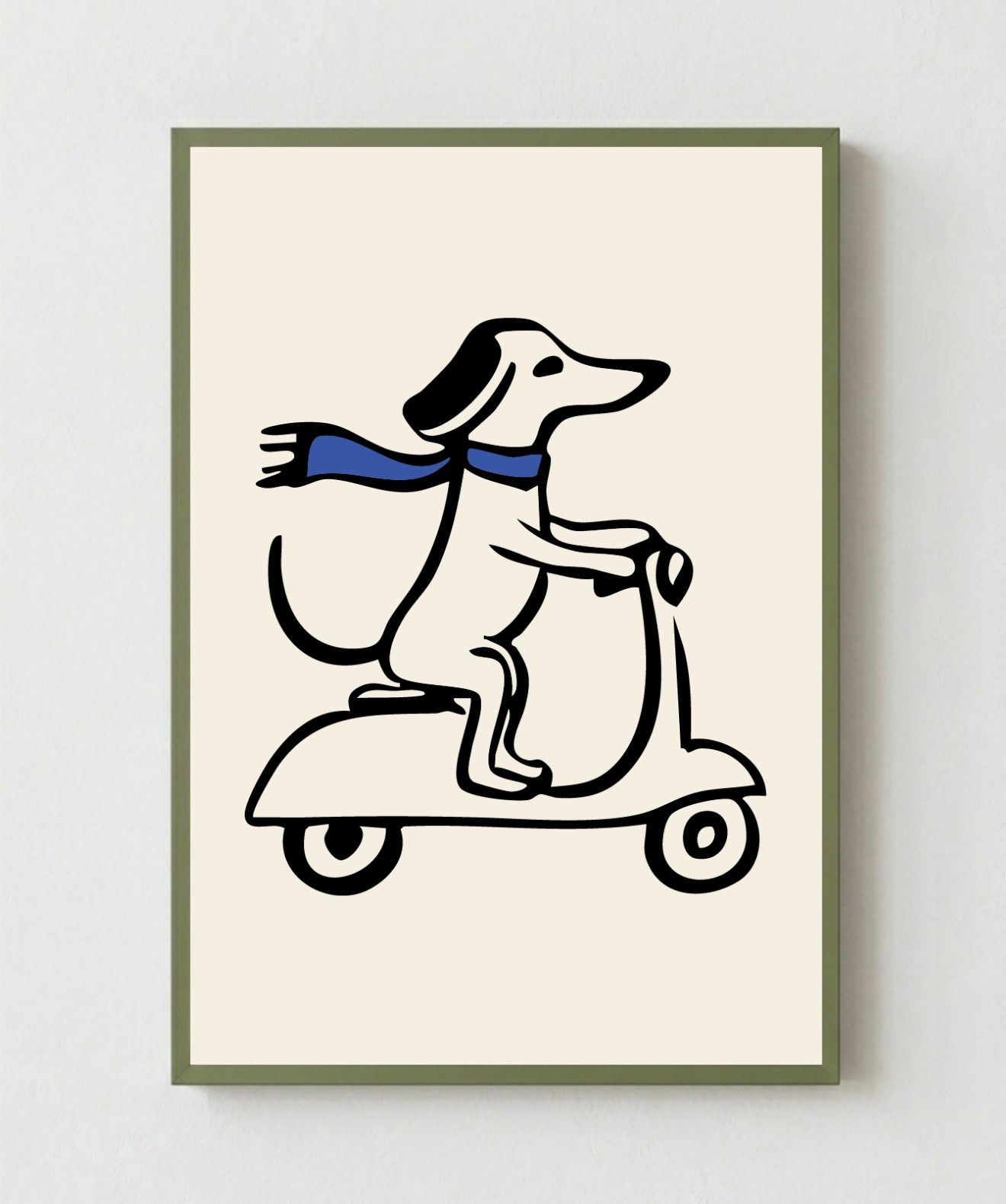 Perro en Scooter