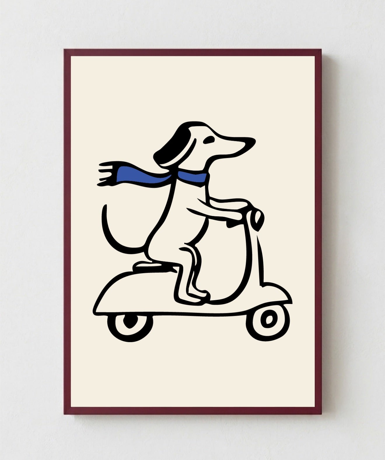 Perro en Scooter