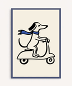 Perro en Scooter