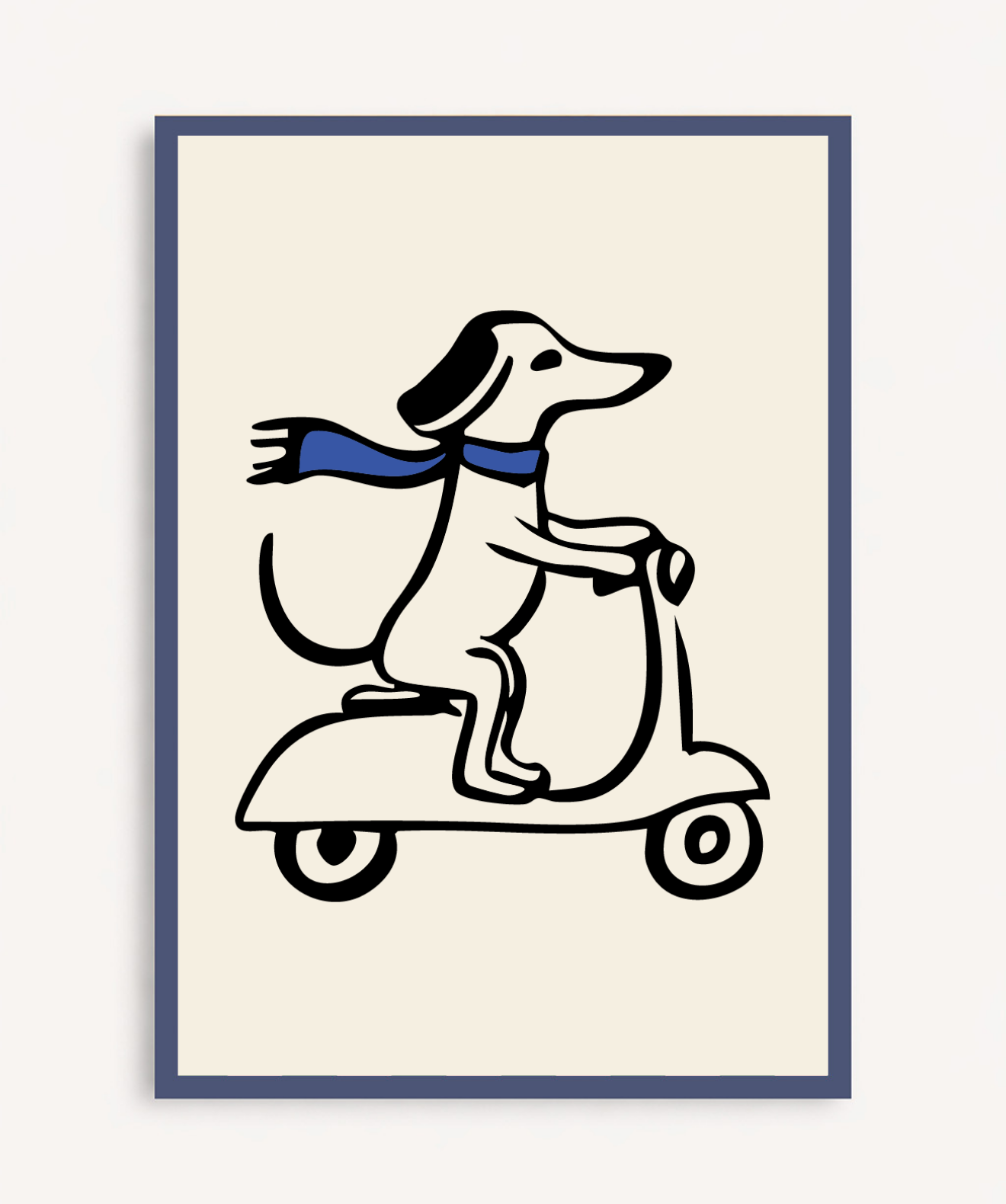 Perro en Scooter