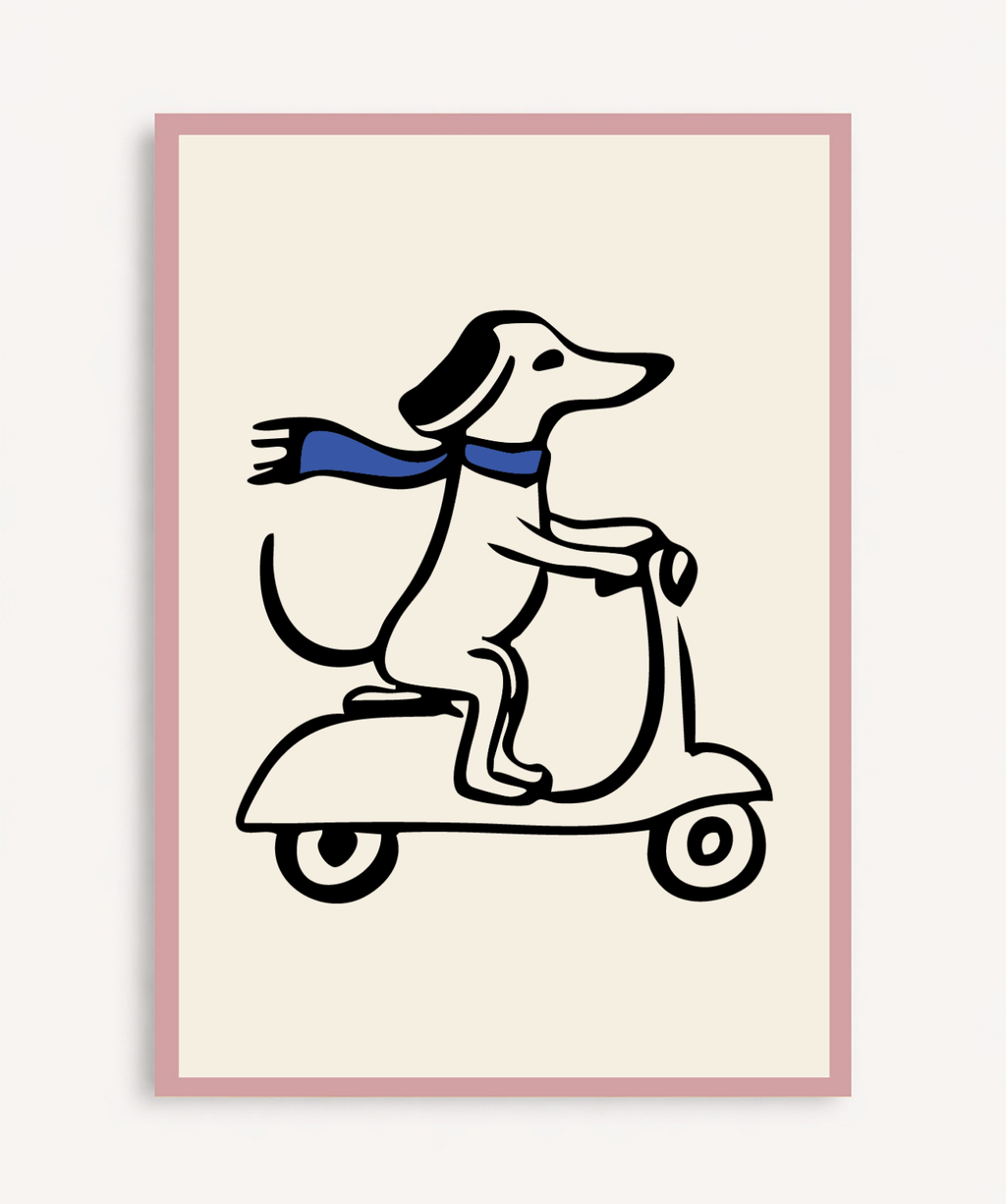Perro en Scooter
