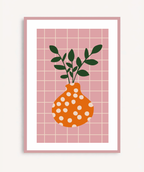 Cuadro Plant and Dots