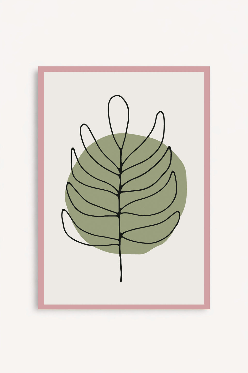 Cuadro Rama en verde