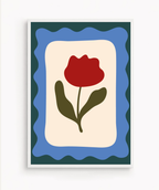Cuadro Tulipa Azul