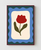 Cuadro Tulipa Azul