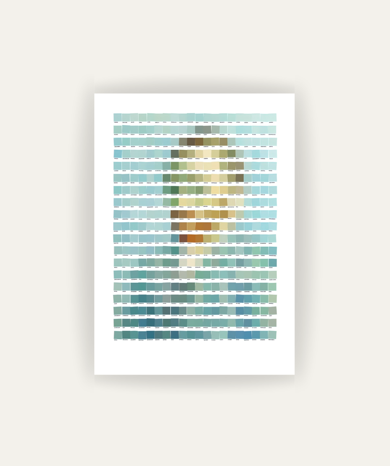 Van Gogh Pantone